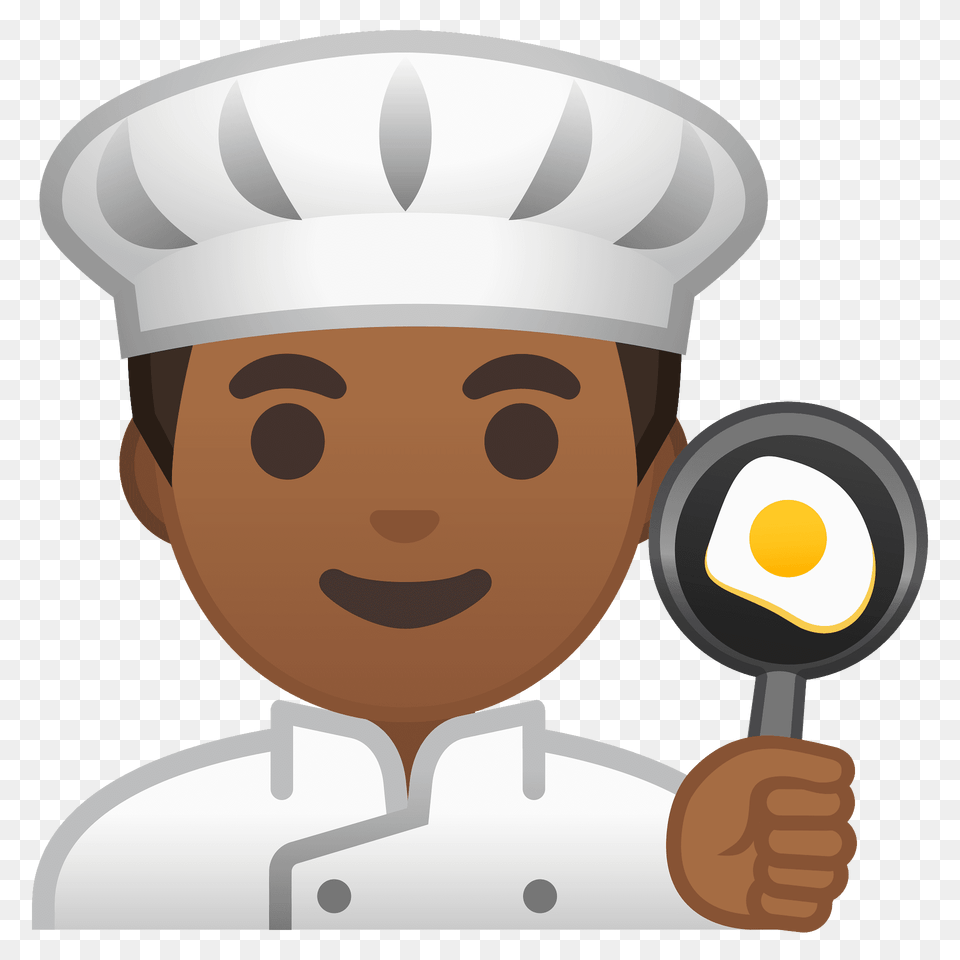 Man Cook Emoji Clipart, Baby, Cooking Pan, Cookware, Face Png