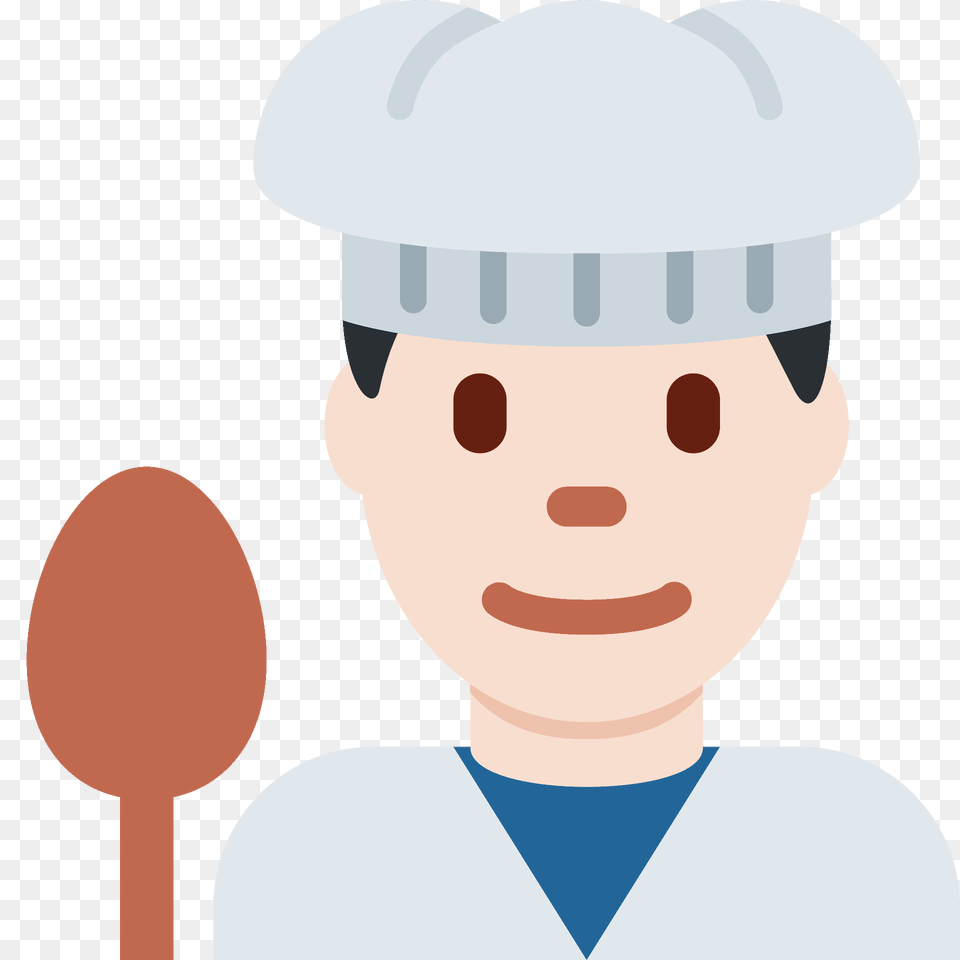 Man Cook Emoji Clipart, Spoon, Cutlery, Sweets, Food Free Png