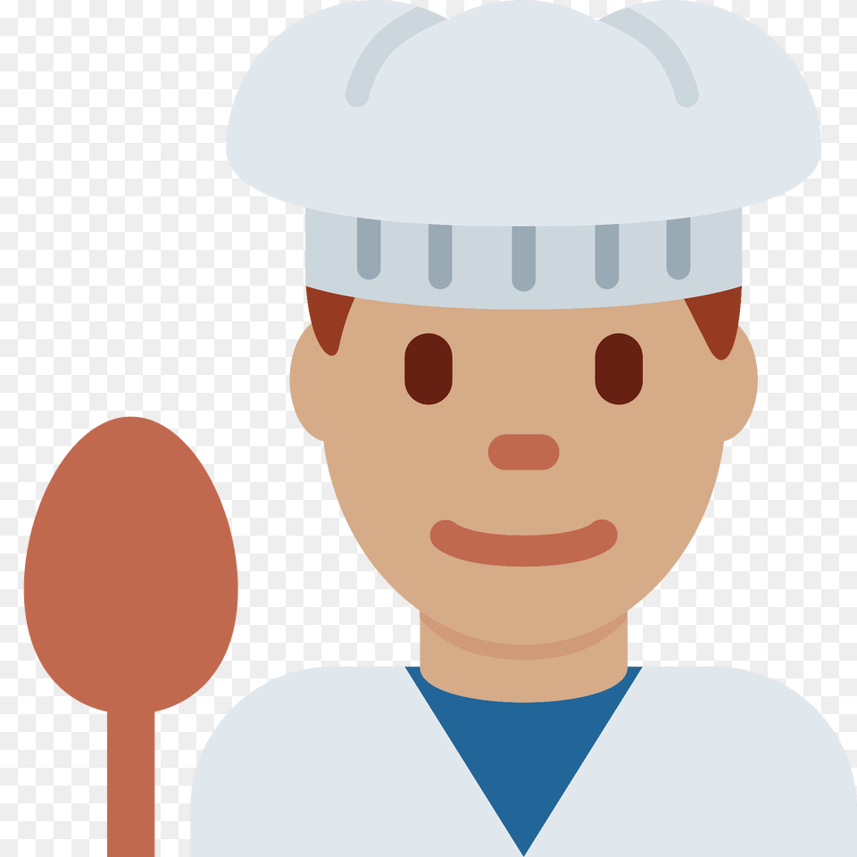 Man Cook Emoji Clipart, Spoon, Cutlery, Sweets, Food Free Png Download