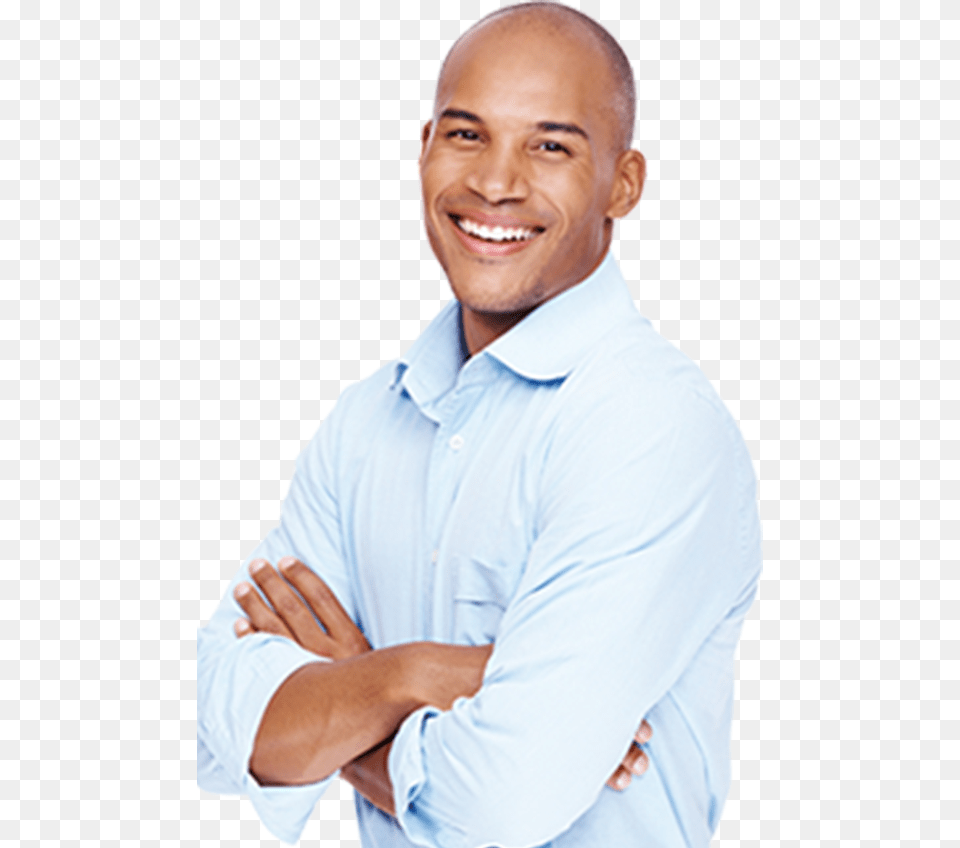 Man Crossed Arms, Smile, Clothing, Face, Happy Free Png Download