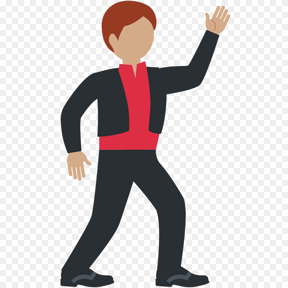 Man Dancing Emoji Clipart, Clothing, Formal Wear, Person, Suit Free Transparent Png