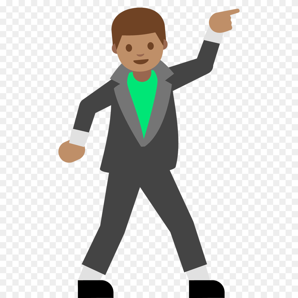 Man Dancing Emoji Clipart, Tuxedo, Suit, Formal Wear, Clothing Free Png