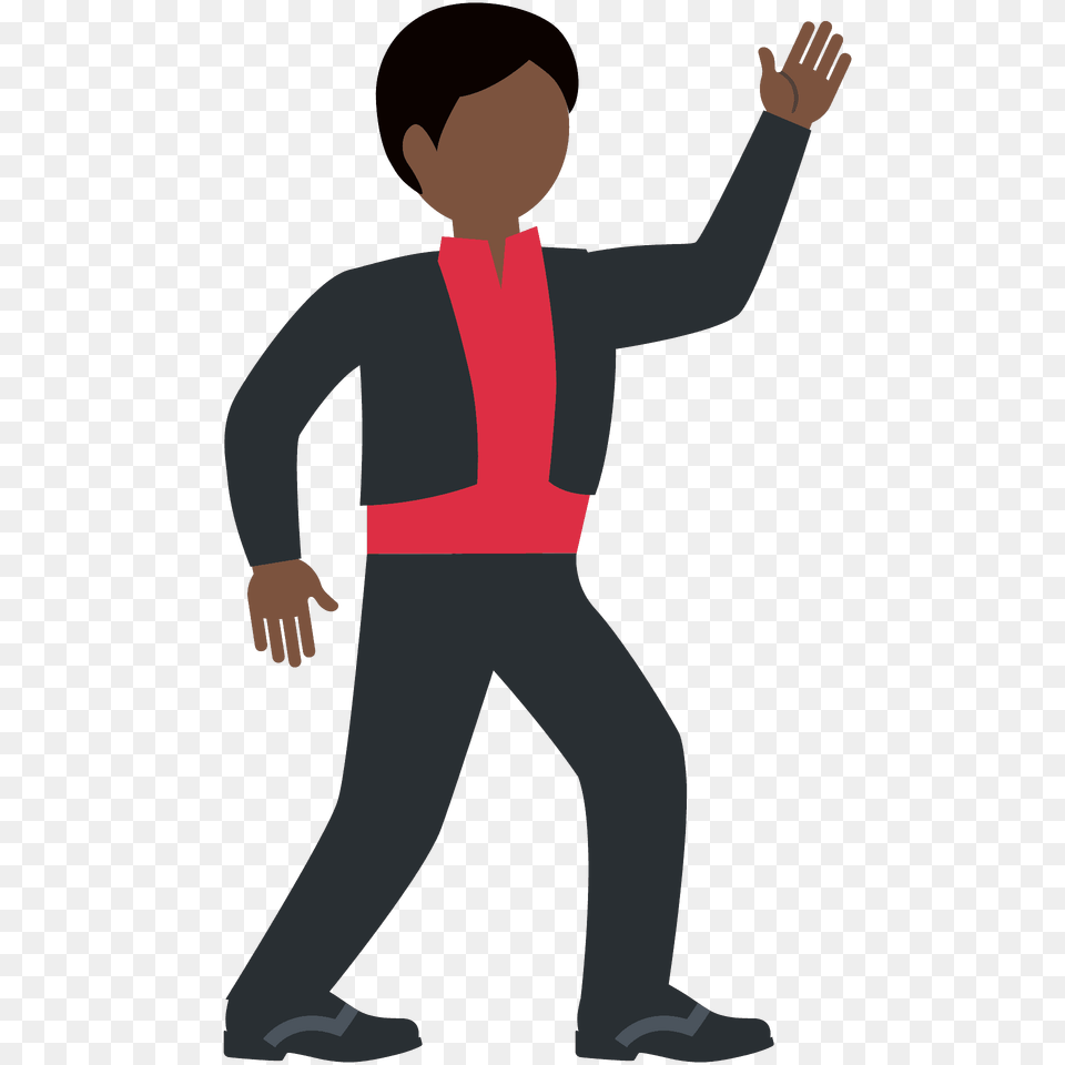 Man Dancing Emoji Clipart, Clothing, Formal Wear, Person, Suit Png