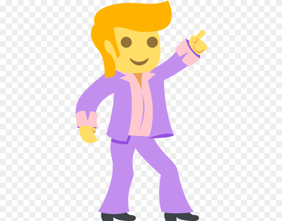 Man Dancing Emoji Clipart Dancings Imoji, Baby, Person, Purple, Face Png Image