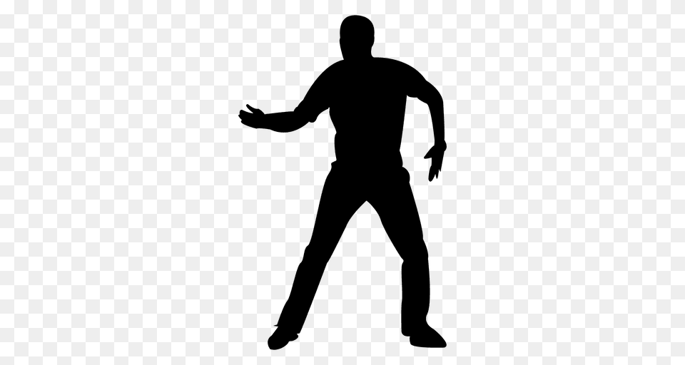 Man Dancing Silhouette, Adult, Male, Person Free Png Download