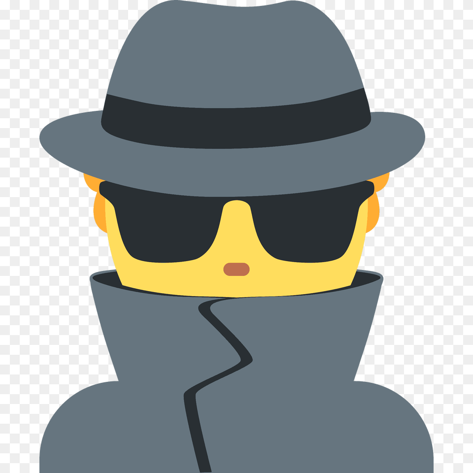 Man Detective Emoji Clipart, Clothing, Sun Hat, Photography, Hat Free Png