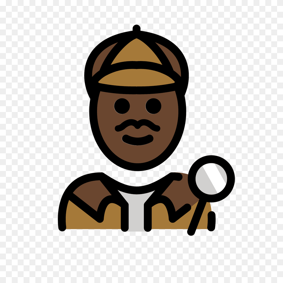 Man Detective Emoji Clipart, People, Person, Baby, Face Free Transparent Png