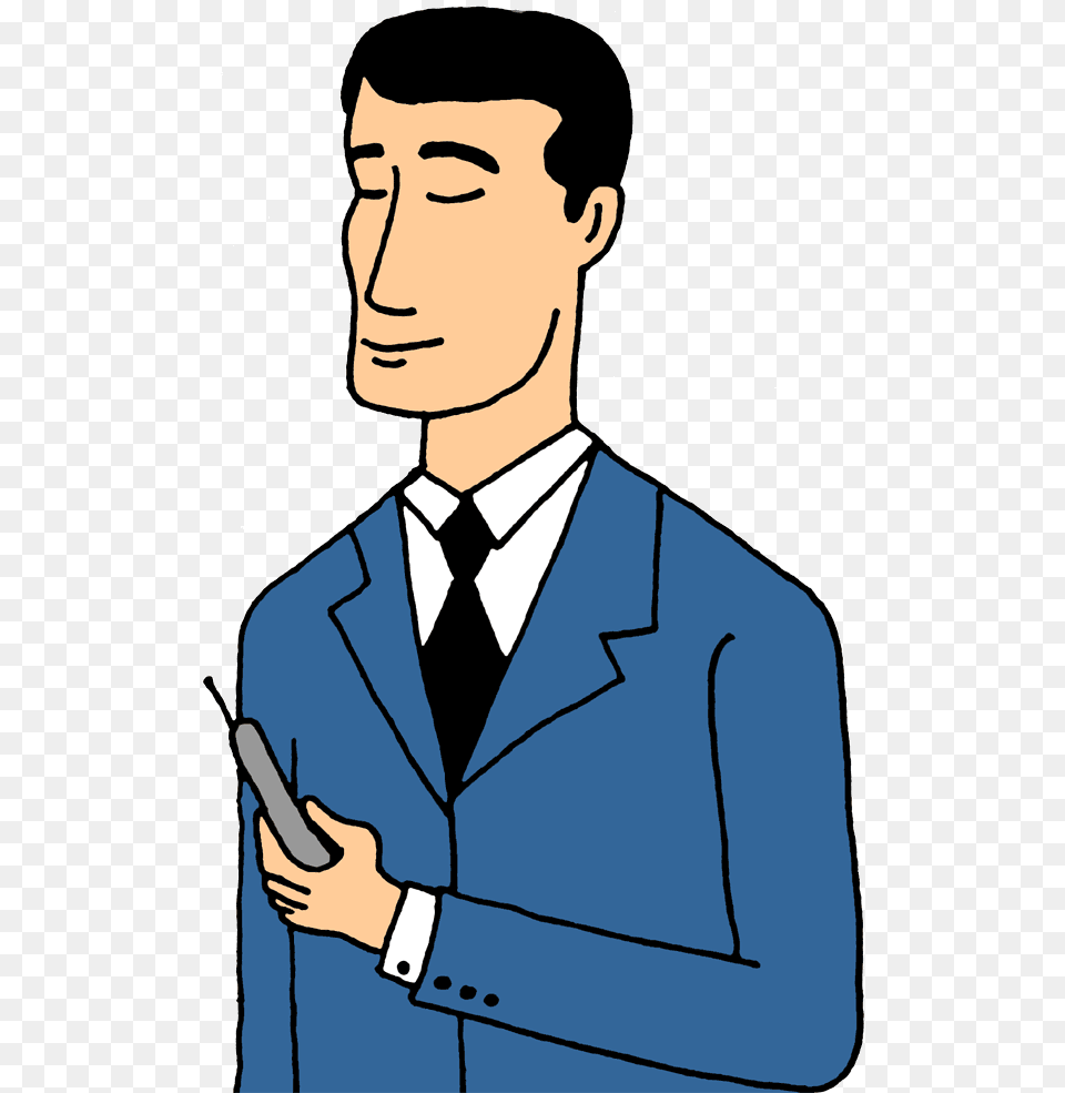 Man Dialing Teach Clip Art Art And Clipart, Accessories, Suit, Tie, Formal Wear Free Png Download