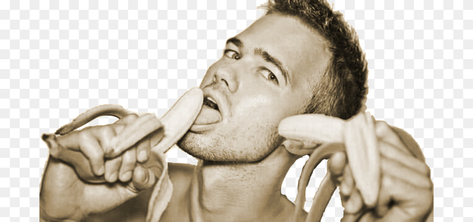 Man Eating Banana Gay Eating Banana While Gay Penis Gay Guy Eating Banana, Body Part, Finger, Hand, Person Png