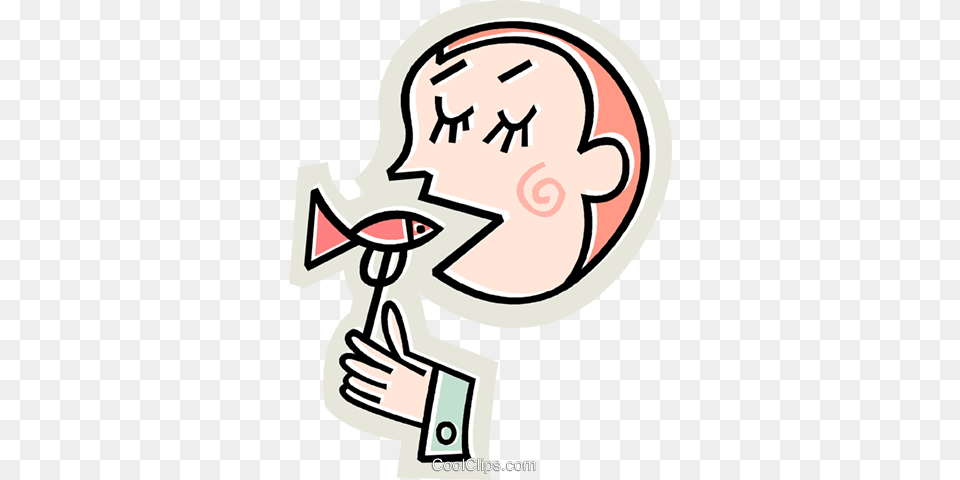 Man Eating Seafood Royalty Vector Clip Art Illustration, Baby, Head, Person, Face Free Png Download