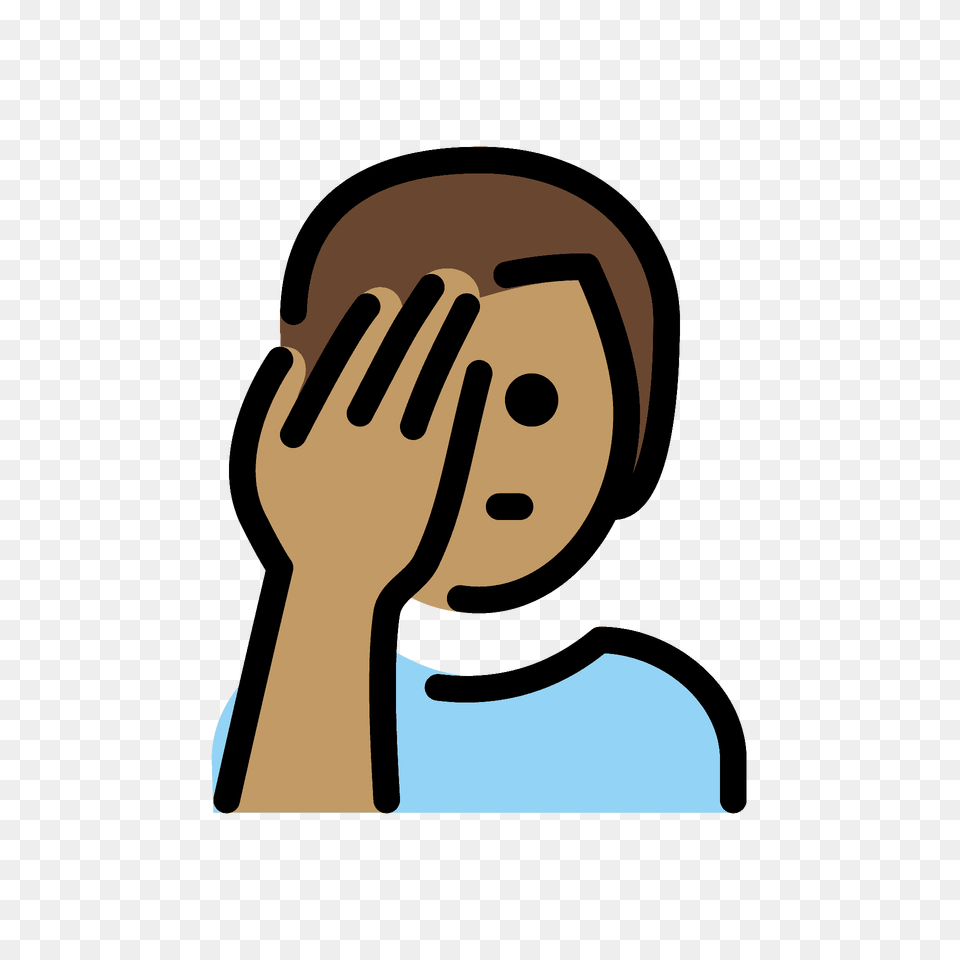 Man Facepalming Emoji Clipart, Head, Person, Face, Dynamite Free Transparent Png