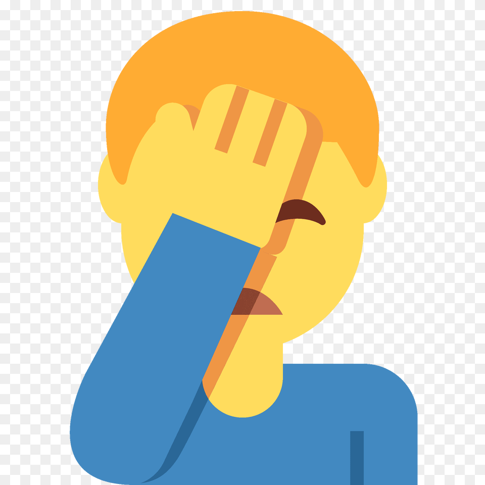 Man Facepalming Emoji Clipart, Baby, Person Png