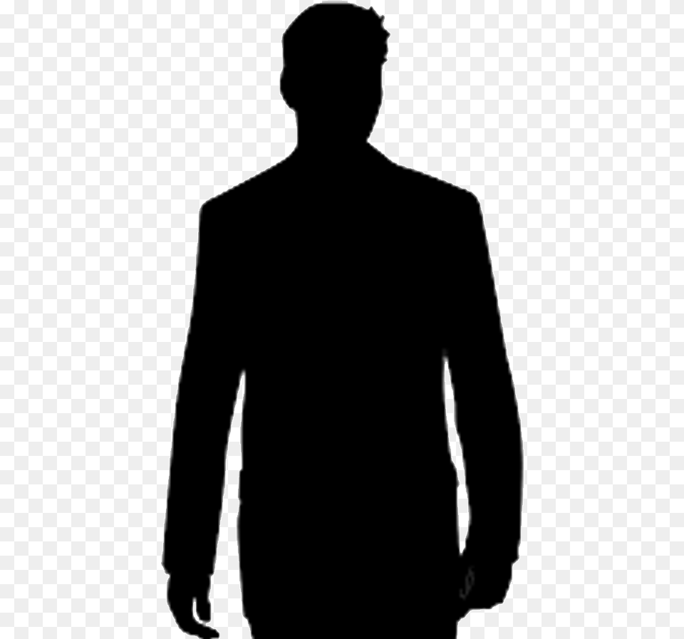Man Facing Backside, Clothing, Long Sleeve, Silhouette, Sleeve Free Png Download