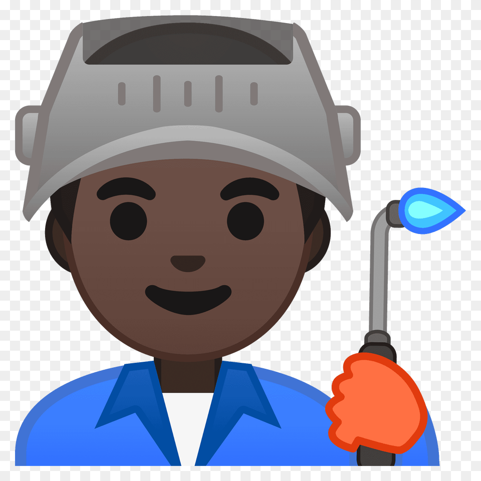 Man Factory Worker Emoji Clipart, Lighting, Photography, Clothing, Hat Free Png Download