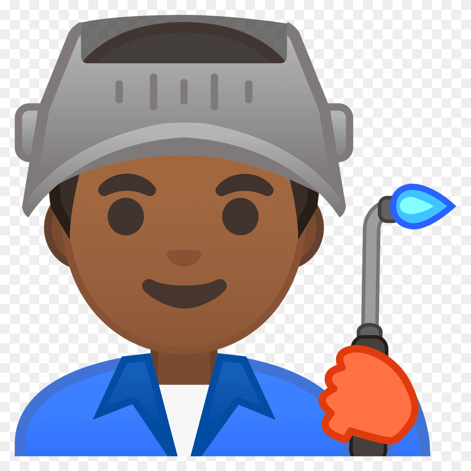 Man Factory Worker Emoji Clipart, Lighting, Person, People, Photography Free Png