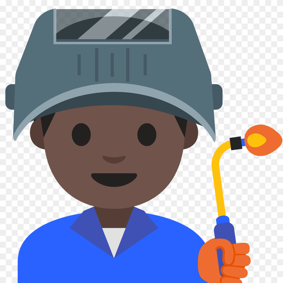 Man Factory Worker Emoji Clipart, Hat, Cap, Clothing, People Free Transparent Png
