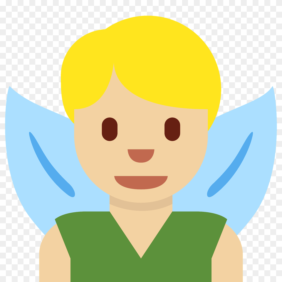 Man Fairy Emoji Clipart, Baby, Person, Face, Head Free Transparent Png