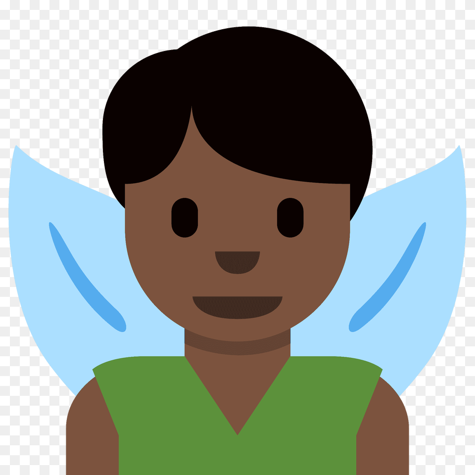 Man Fairy Emoji Clipart, Baby, Person, Face, Head Png