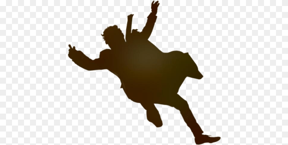 Man Falling Transparent Falling Person, Silhouette, Baby Free Png Download