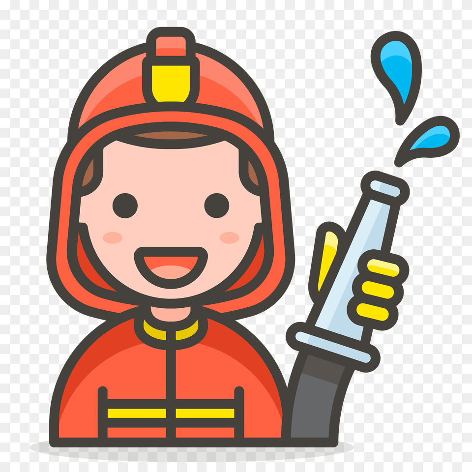 Man Firefighter Emoji Clipart, Face, Head, Person Png Image