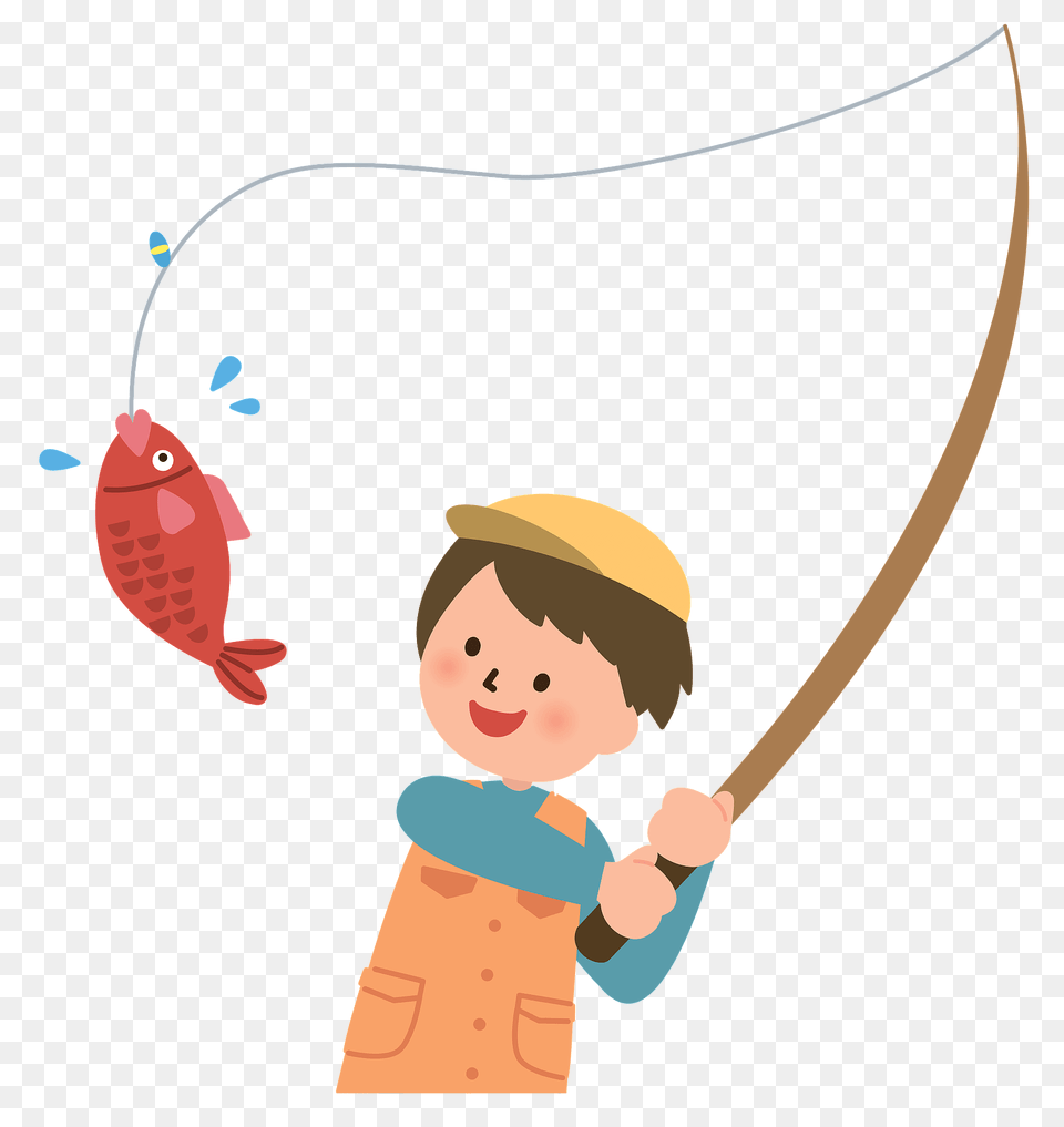 Man Fishing Clipart, Leisure Activities, Outdoors, Water, Baby Free Png Download