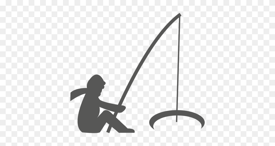 Man Fishing Icon, Person, Bow, Weapon, Outdoors Png