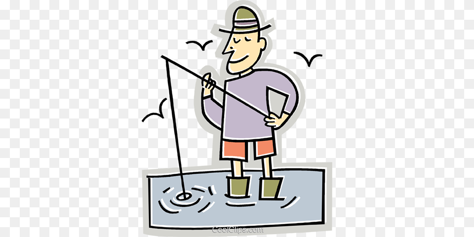 Man Fishing Royalty Vector Clip Art Illustration, Cleaning, Person, Baby, Face Png