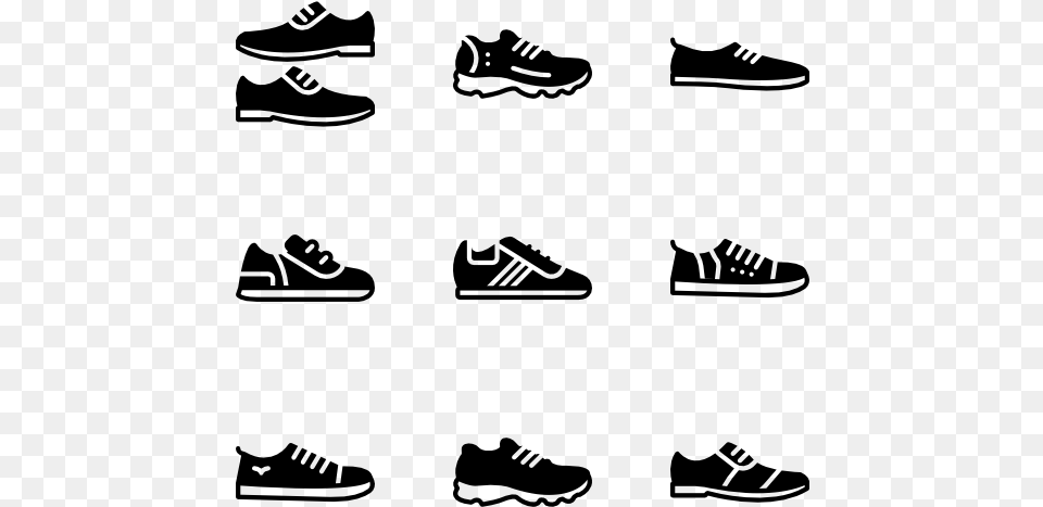 Man Footwear 70 Icons Icons Shoes, Gray Png