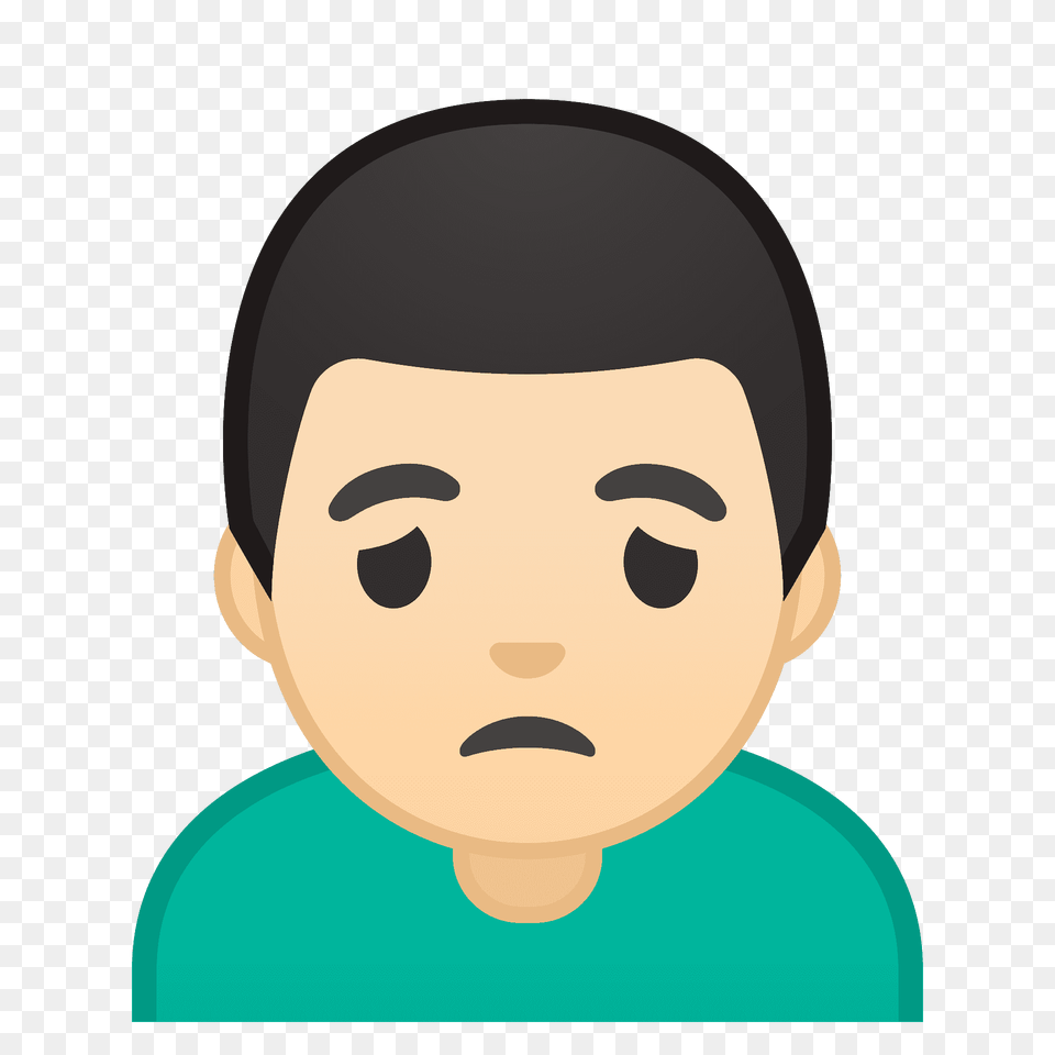 Man Frowning Emoji Clipart, Face, Head, Person, Photography Free Transparent Png