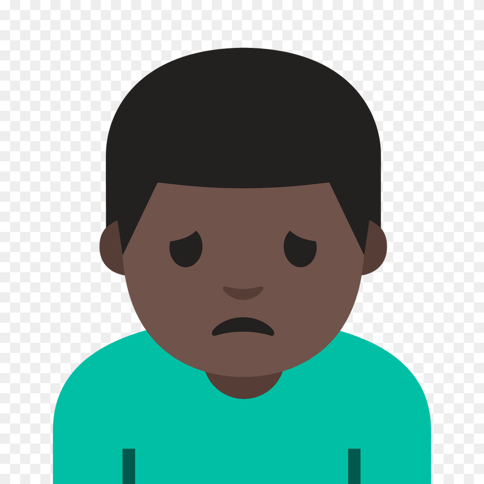 Man Frowning Emoji Clipart, Face, Head, Person, Photography Png