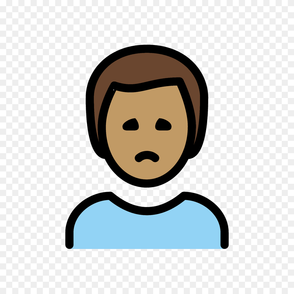 Man Frowning Emoji Clipart, Portrait, Face, Head, Photography Free Transparent Png