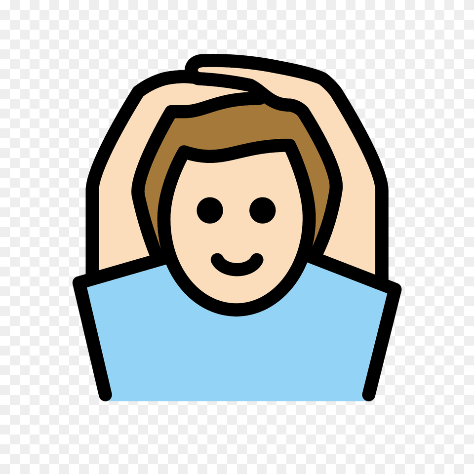 Man Gesturing Ok Emoji Clipart, People, Person, Bag, Reading Free Transparent Png