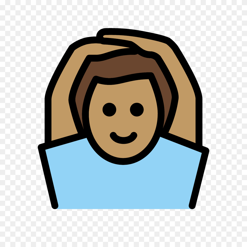 Man Gesturing Ok Emoji Clipart, Person, People, Bag, Head Free Transparent Png