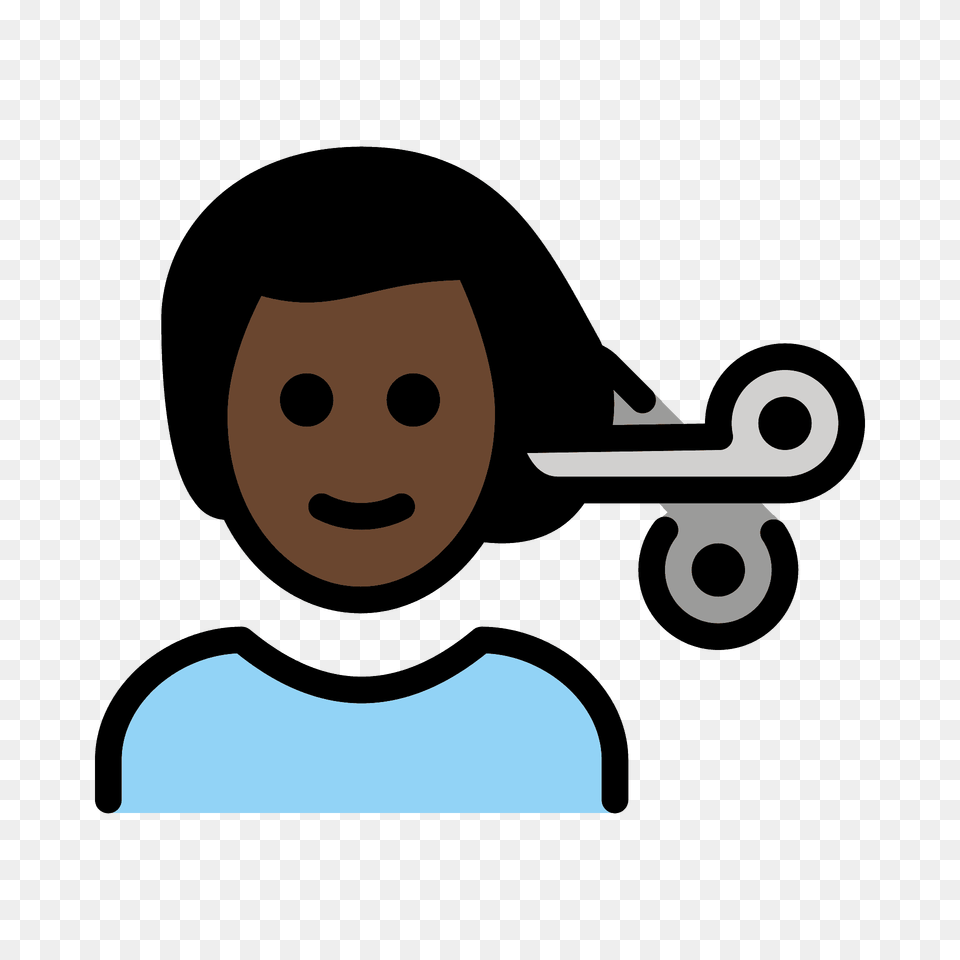 Man Getting Haircut Emoji Clipart, Face, Head, Person, Animal Png