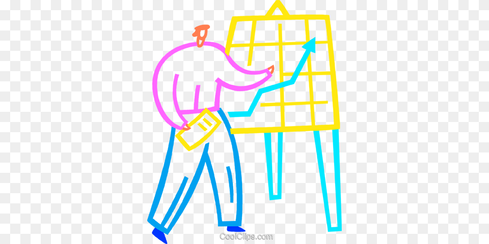 Man Giving Presentation With Chart Royalty Vector Clip Art, Play Area, Outdoors Free Png Download