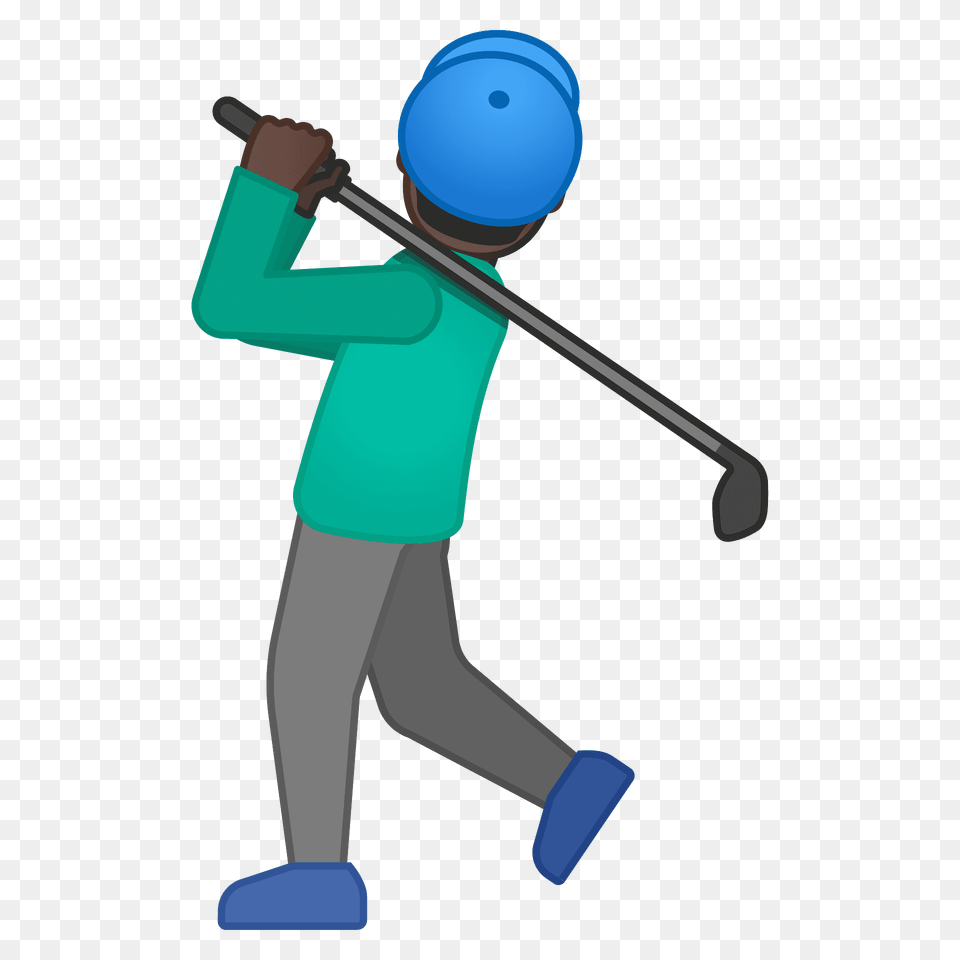 Man Golfing Emoji Clipart, People, Person, Walking Free Png