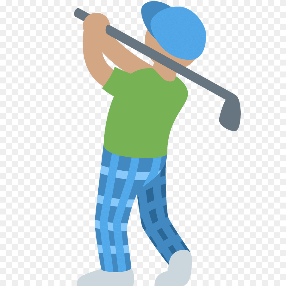 Man Golfing Emoji Clipart, People, Person, Photography Png Image