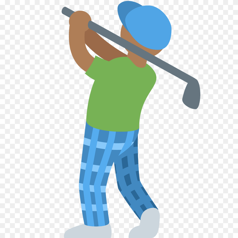 Man Golfing Emoji Clipart, People, Person, Photography Png