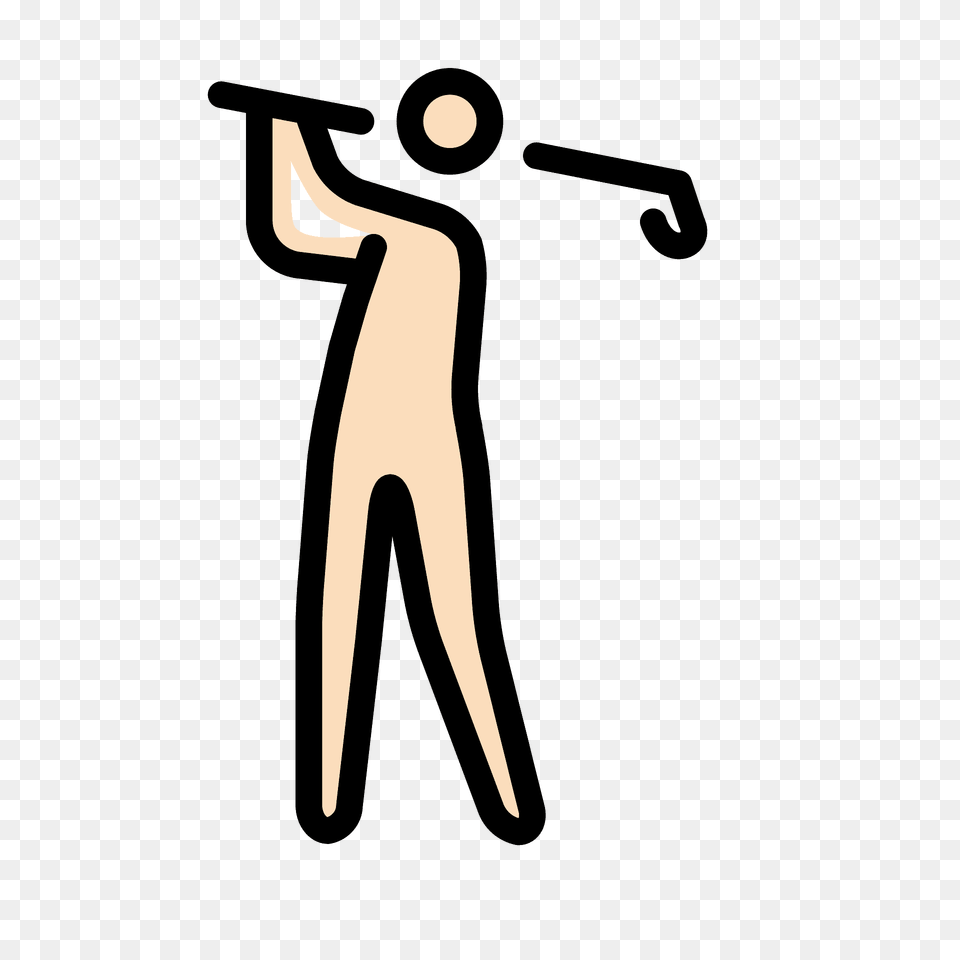 Man Golfing Emoji Clipart, People, Person Png