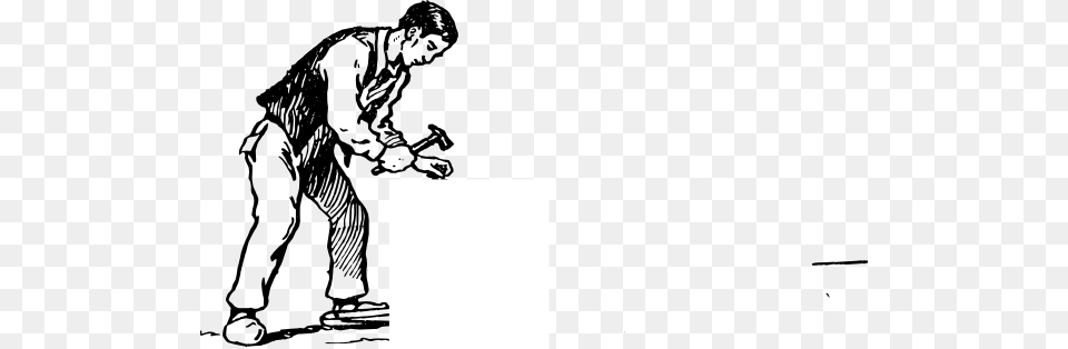 Man Hammering Clip Art, Person Free Transparent Png
