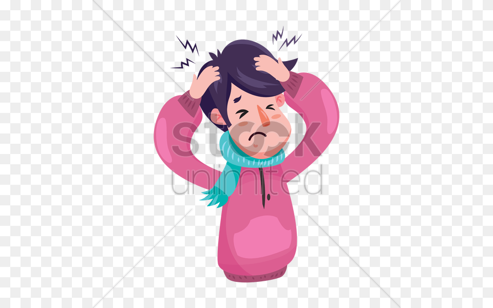 Man Having Headache Vector Image, Photography, Baby, Person, Face Free Png