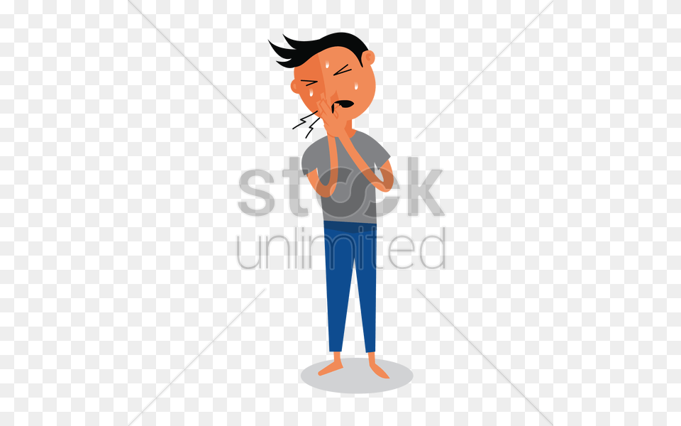 Man Having Toothache Vector Image, Photography, Cleaning, Person, Adult Free Png Download
