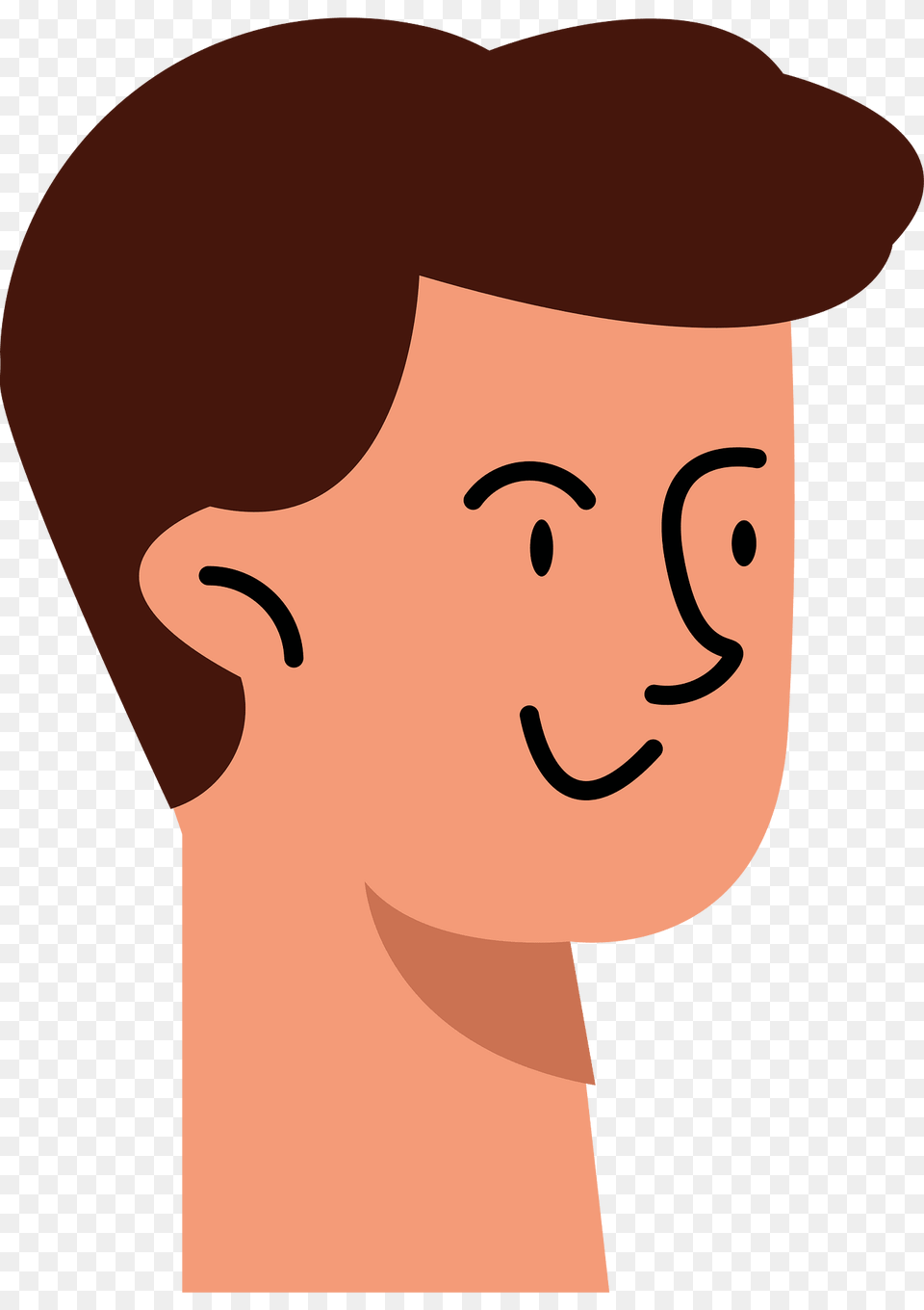 Man Head Clipart, Body Part, Face, Neck, Person Free Png