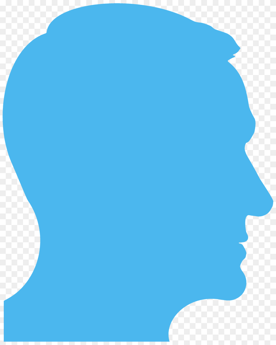 Man Head Silhouette, Person, Face Png