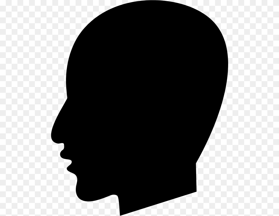 Man Head Silhouette John Quincy Adams Silhouette, Gray Free Transparent Png