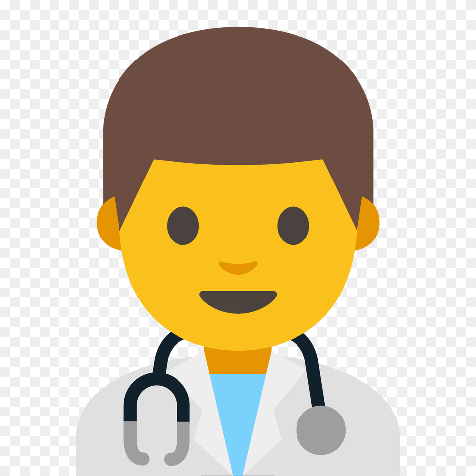 Man Health Worker Emoji Clipart, Clothing, Coat, Photography, Lab Coat Free Png