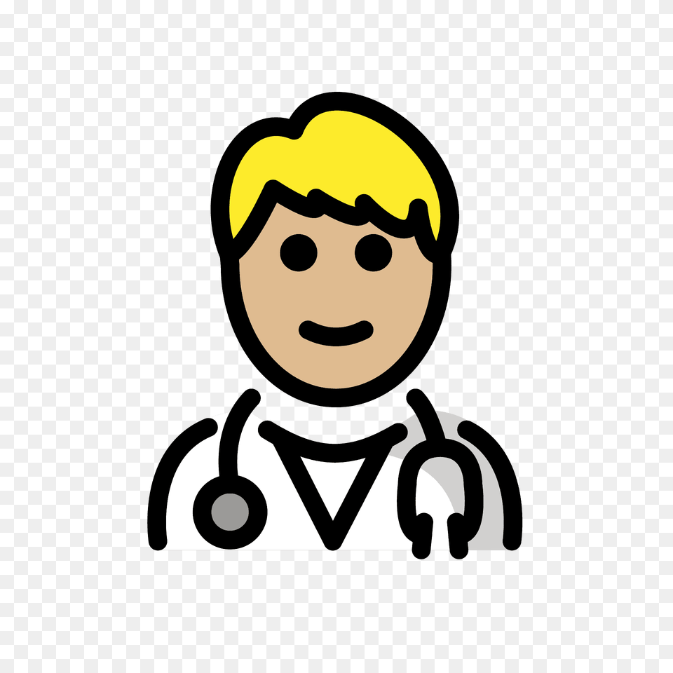 Man Health Worker Emoji Clipart, Logo, Face, Head, Person Free Transparent Png
