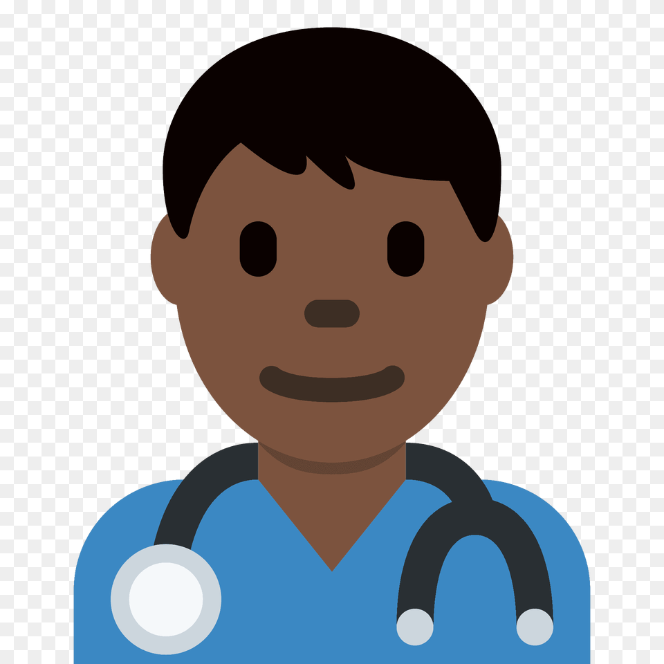 Man Health Worker Emoji Clipart, Baby, Person, Face, Head Free Transparent Png