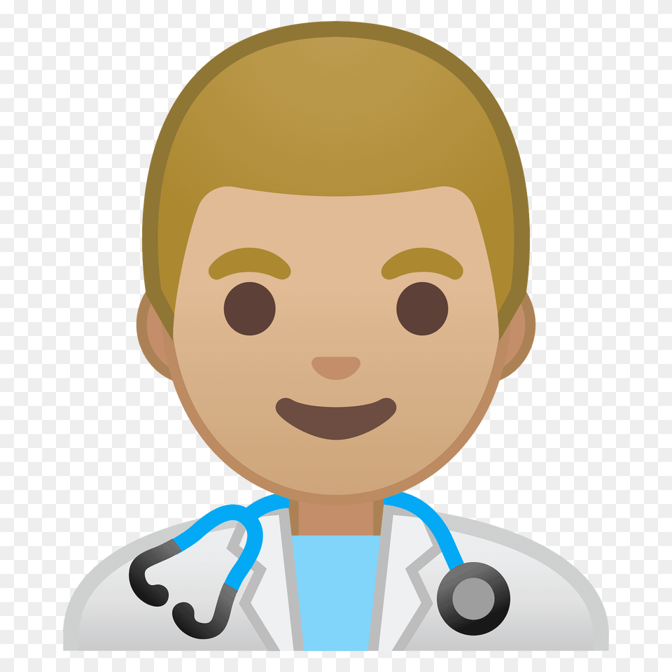 Man Health Worker Emoji Clipart, Portrait, Photography, Person, Lab Coat Free Png