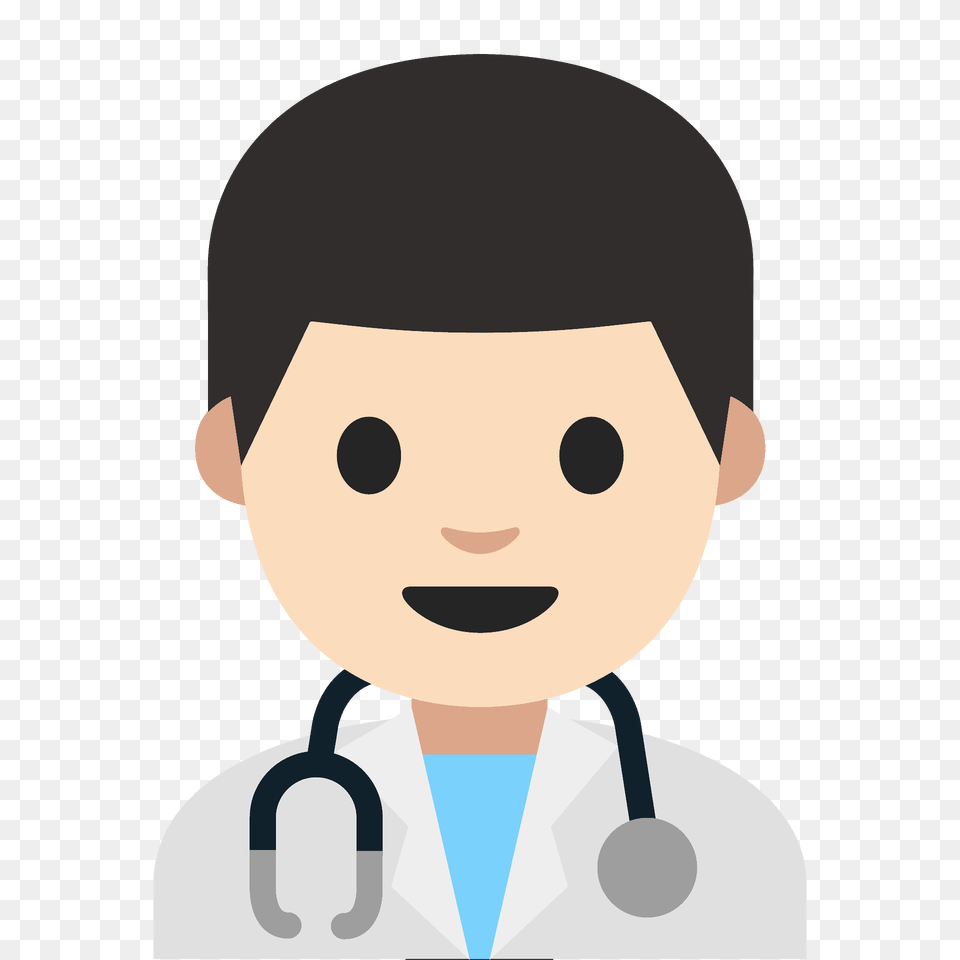 Man Health Worker Emoji Clipart, Clothing, Coat, Lab Coat, Photography Free Png